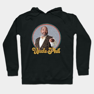 Uncle Phil portrait quotes art 90s style retro vintage 80s Hoodie